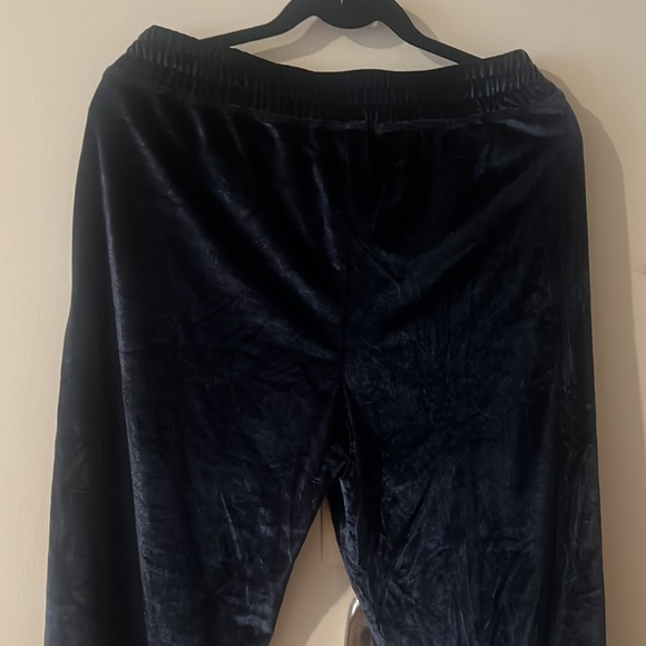 Fabletics Daria Velour Jogger Navy, Large - Picture 2 of 5